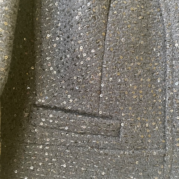 NWT JCrew Collection lady jacket in sequin wool tweed - Picture 5 of 8